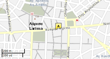 Location of business on map