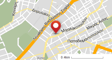 Location of business on map