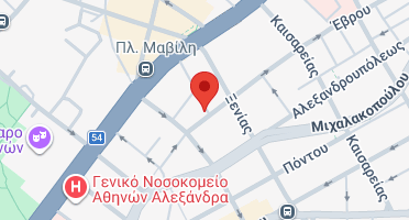 Location of business on map
