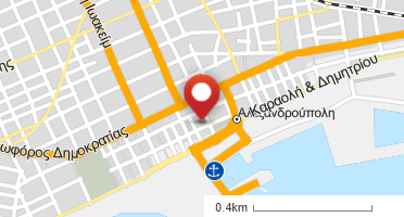 Location of business on map