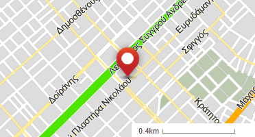 Location of business on map