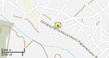 Location of business on map