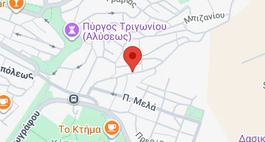Location of business on map