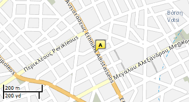 Location of business on map