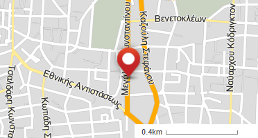 Χάρτης και σημείο της επιχείρησης