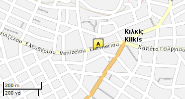 Location of business on map