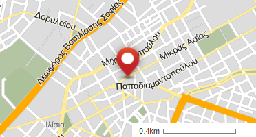Location of business on map