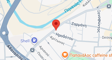 Location of business on map