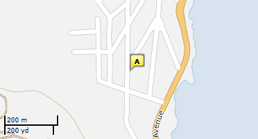Location of business on map