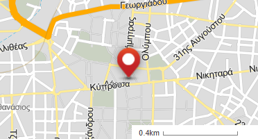 Location of business on map
