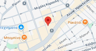 Location of business on map