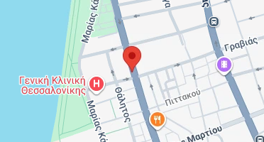 Location of business on map