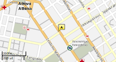 Location of business on map