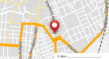 Location of business on map