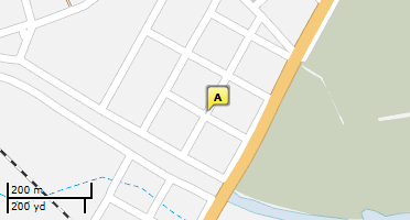 Location of business on map