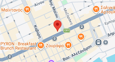 Location of business on map