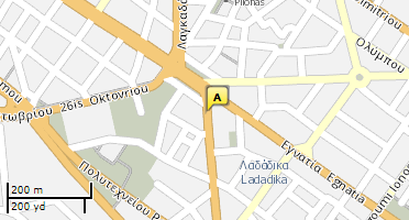 Χάρτης και σημείο της επιχείρησης