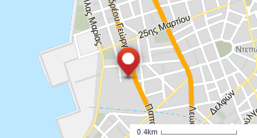 Location of business on map
