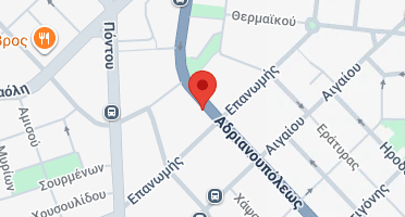 Location of business on map