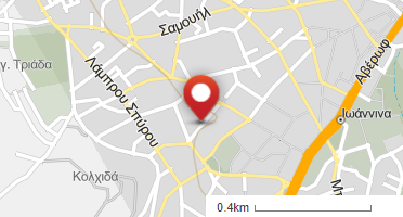 Location of business on map