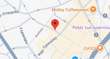 Location of business on map