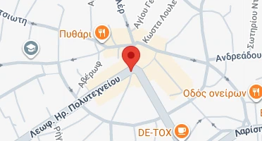 Location of business on map