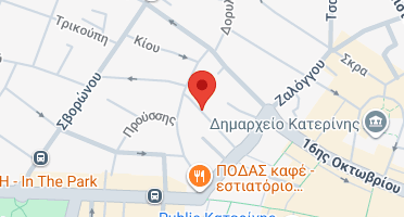 Location of business on map