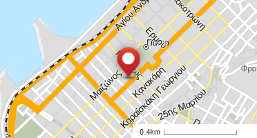 Location of business on map