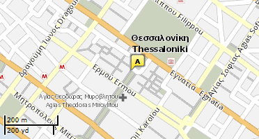 Location of business on map