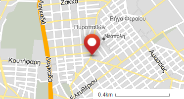 Location of business on map