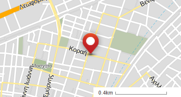 Location of business on map