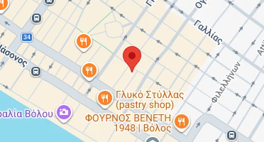 Location of business on map