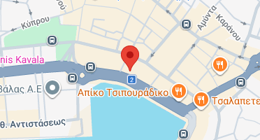Location of business on map