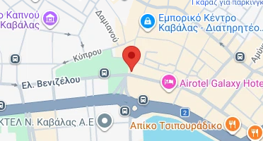 Location of business on map