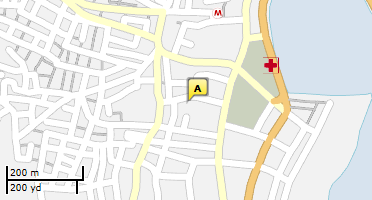 Location of business on map