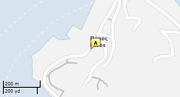 Location of business on map