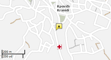 Location of business on map