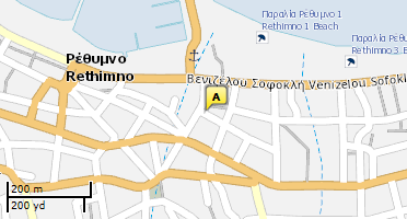 Χάρτης και σημείο της επιχείρησης