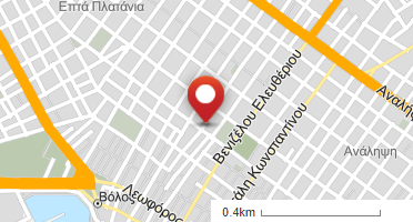 Location of business on map
