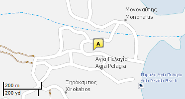 Location of business on map
