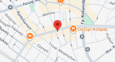 Location of business on map