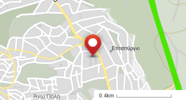 Location of business on map