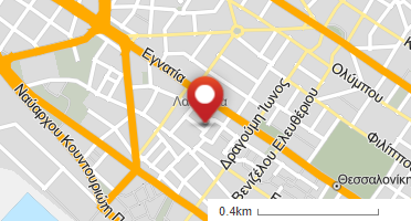 Location of business on map