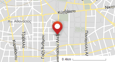 Location of business on map