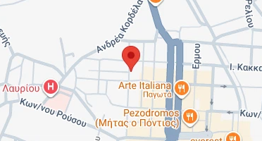 Location of business on map