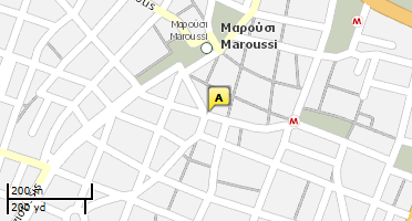 Location of business on map