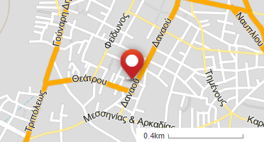 Location of business on map