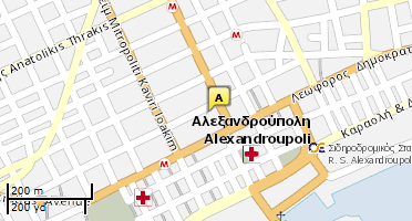 Χάρτης και σημείο της επιχείρησης