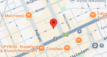 Location of business on map