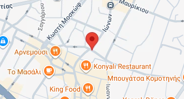 Location of business on map